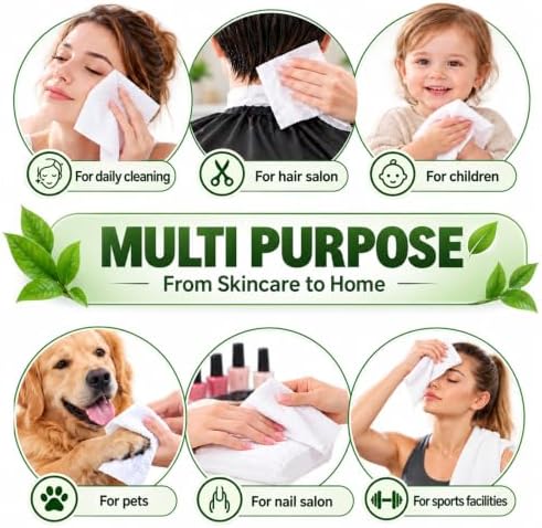 Hot Towel Dispenser Refills, Original Towel Refill for Hot Face Towel Heater Machine, 60 Pcs Disposable Compressed Towels for Towels Warmer Dispenser 100% Plant Fiber（Tea Flavor） - Image 6