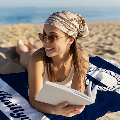 JML Personalized Beach Towel with Name, Microfiber, 35 x 70 in - Image 5