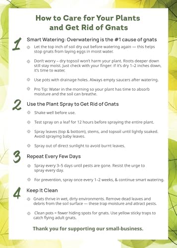 Kate's Home & Garden Plant Spray for Insects & Gnats, 12 Sticky Traps, 16oz - Image 6