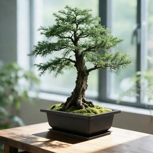 Bonsai Starter Kit, Growing into Blue Spruce, Boxwood, Dawn Redwood, Flame Tree and Judas Tree, Including Complete Gardening Tools in A Gift Box - Image 6