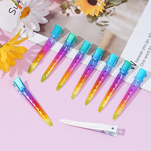 Bantoye 24 Packs Duck Bill Clips 2.75 Inch Metal Alligator Clip, Rainbow - Image 5