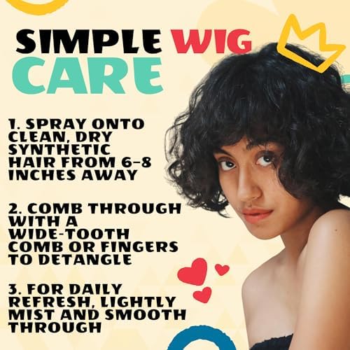 AllDay Locks Synthetic Wig Spray, Nourishes, Softens Fibers, 8 Oz Bottle - Image 5