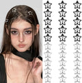 VIBILIA Star Hair Clips Y2K Metal Hair Accessories-30 PCS 1.18"，Black Silver by VIBILIA