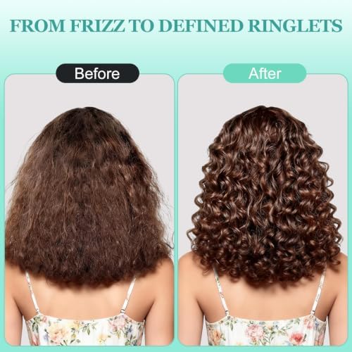 Curl Defining Brush with Wide & Narrow Teeth, Defines & Detangles Men/Women - Image 4