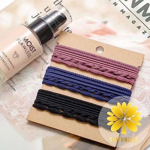 KANPRINCESS Hair Ties For Girls and Women, Boho Hair Ties Set of 12, Elastic Hair Bands, Hair Tie Bracelet, Ponytail Holders for Daily Life, Sport, Cooking, Working - Image 7