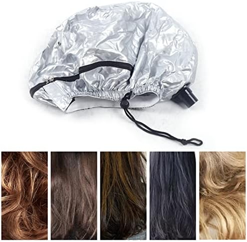 10 Pcs Hair Steamer Hats for Vertical Hair Nano Steamer Machine, Salon Spa Hair Color Processor Bonnet Hair Dryer Portable Safe Women with 5 Large Hats and 5 Small Hats - Image 4