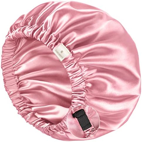 YANIBEST Satin Bonnet for Sleeping Women Men, Adjustable Hair Bonnet by yanibest