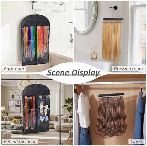 Extra-Wide Hair Extension Holder Set, 3 PCS, 17.7 x 31.5 in - Image 5