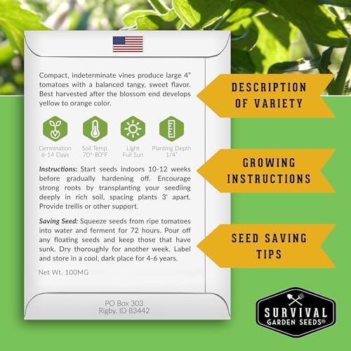 Cherokee Green Tomato Seeds for Planting - 5 Packs - Image 2
