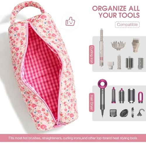 Hair Tools Travel Bag Compatible with Dyson Airwrap Shark FlexStyle - Image 4