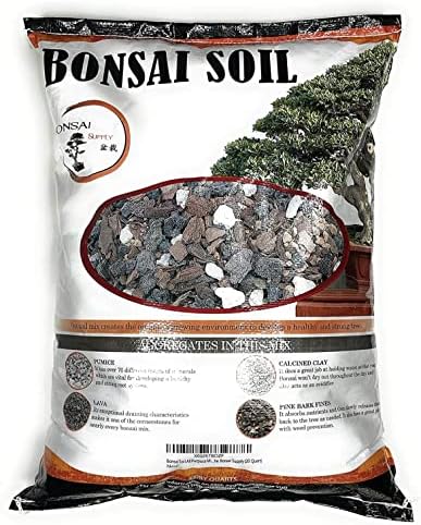 Bonsai Soil by The Bonsai Supply – 20qts. Professional Bonsai Soil Mix | Ready to use| Great for All Bonsai Tree Varieties. by TheBonsaiSupply