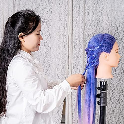 Mannequin Head with Hair 26" mannequin doll head styling manikin head - Image 3