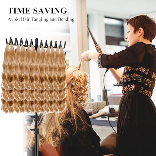JANMPASK Braiding Hair Rack Height Adjustable 144 Pegs Braiding Rack Hair Extension Holder with Hair Braiding Tools Hair Divider Rack for Braiding Hair Separator Stand (black) - Image 6
