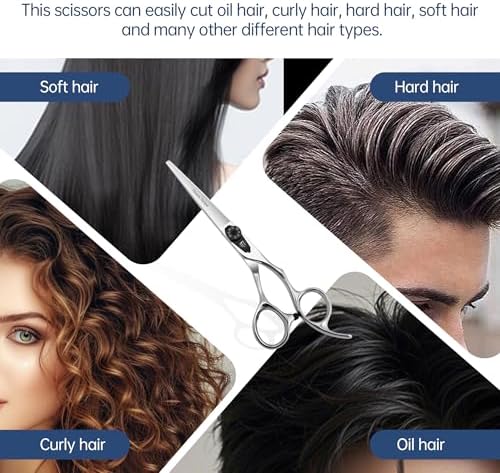 Professional Hair Cutting Scissors, 6.0 inch, Suitable for All Hair Types (Straight) - Image 6
