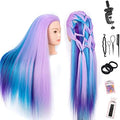 Mannequin Head with Hair 26" mannequin doll head styling manikin head by YANZIJF