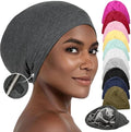 Silk Satin Hair Bonnet for Sleeping - Black Women & Men's Sleep Cap by Caplord