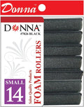 DONNA Foam Hair Rollers, Curlers with Hair Clips for Heatless Hairdressing Styling (5/8" (D) SMALL) by DONNA