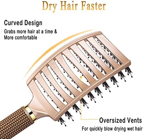 Detangling Brush for Women & Kids, Wet & Dry Hair, All Hair Types - Image 6