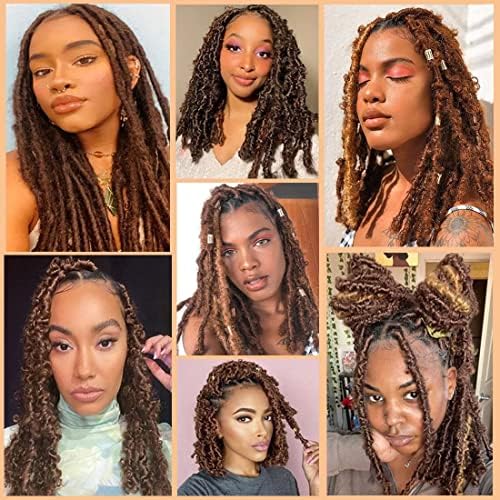 12 Inch Pre-Separated Springy Afro Twist Hair 8 Packs Black Pre-Fluffy Natural Curls are Perfect for Marley Crochet Hair Suitable for Black Women (30#, 12 Inch (Pack of 8)) - Image 5