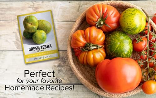 Gardeners Basics Green Zebra Tomato Seeds for Planting Heirloom Non-GMO Seeds for Home Garden Vegetables Makes a Great Gift for Gardening - Image 6