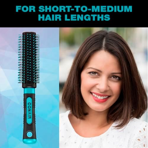 Conair Salon Results Round Brush for Blow Drying, Hairbrush for Blow Out, Hairbrush for All Hair Types (Pack of 2) - Image 5