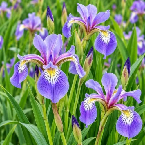2 Blue Flag Iris Flower Live Plants - 3.5" Pots - Image 6