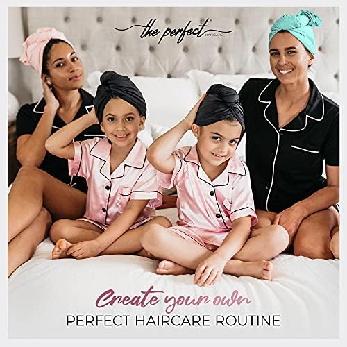 Microfiber Hair Towel Wrap for Women – Large Fast Drying Hair Towel with Patented Clip – Anti-Frizz, Super Absorbent, Silky Smooth Microfiber – Plopping Hair Wrap for Curly, Wavy & Straight Hair - Image 5