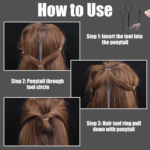 Auroray 2200 Pcs Elastic Hair Ties, 6 Natural Colors Mini Rubber Bands with Hair Tail Tools and Comb, Hair Accessories for Women, Girls, Toddlers, Babies - Image 4