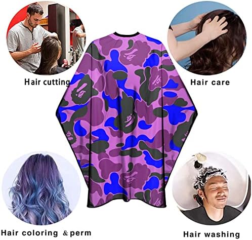 Barber Cape for Men Professional Hair Cutting Salon Cape with Snaps Waterproof Hairdressing Styling Cape- 63”× 56” - Image 6