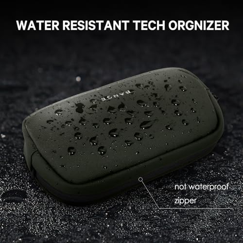 BANGE Organizer Pouch, Electronic Padded Tech Bag, Travel Case for Cords, Charger, Adapter, Cables, Power Bank - Image 7