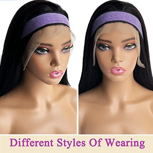 Wig Band and Lace Melting Band Set - Elastic Edge Wrap Bands to Keep Lace Front Wigs in Place and Lay Edges (5 Piece Set, Purple) - Image 3