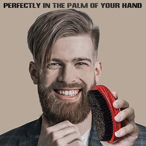 Soft Wave Brush for Men, Boar Bristle 360 Brush for Short Hair & Fresh Cuts - Image 5