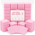 MAQIHAN 600 Lint Free Nail Wipes - Pink Nail Polish Remover Wipes Lint Free Nail Wipes Pads for Gel Nails No Lint Nail Glue Wipes Eyelash Extensions Toallitas Para Uñas Sin Pelusa Nail Supplies by MaqiIhanCustomOfficial
