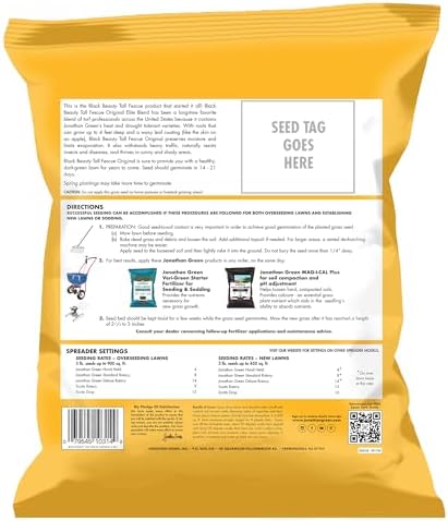Jonathan Green Black Beauty Tall Fescue Grass Seed Blend - 3 lb - Image 2
