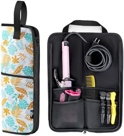 WK IEASON Curling Iron Travel Case Heat Resistant Hair Tools Travel Bag by WKIEASON