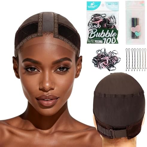 Wig Caps for Women Non Slip - All-in-1 Wig Cap for Lace Front Wigs by Qeedy