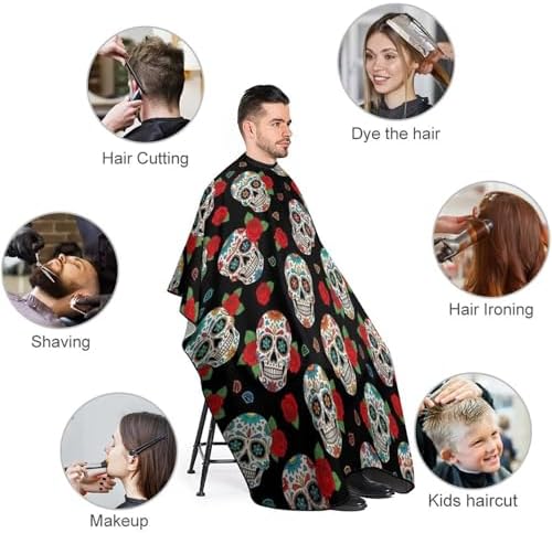 Women Barber Hairdressing Cape Adjustable Salon Cape Apron for Makeup Artist Beautician - Image 3