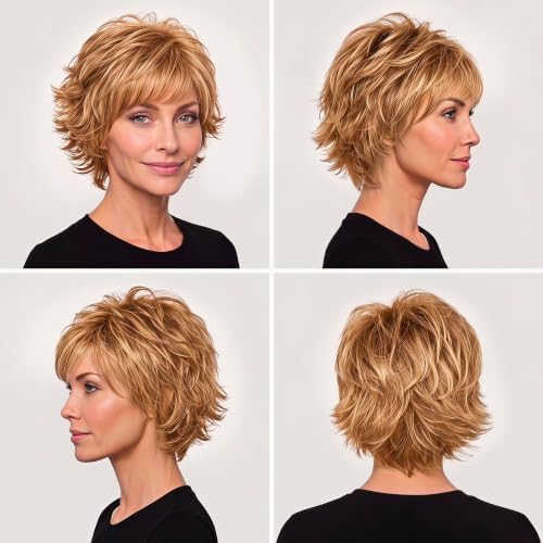 Raquel Welch Women's All-Over-Layers Short Blonde Wig, VOLTAGE - Image 4