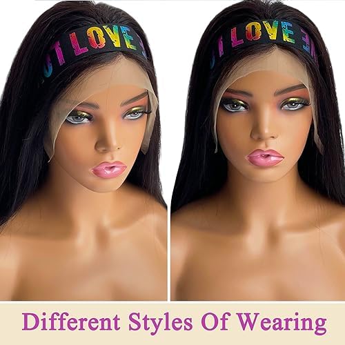 Wig Band and Lace Melting Band Set - Elastic Edge Wrap Bands to Keep Lace Front Wigs in Place and Lay Edges (5 Piece Set, Color Love) - Image 3