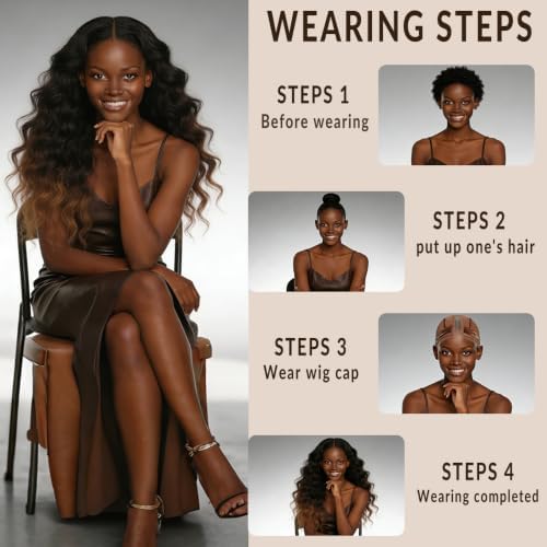 Adjustable Velvet Wig Grip Cap Secure Hold for Glueless Lace Wigs - Image 6