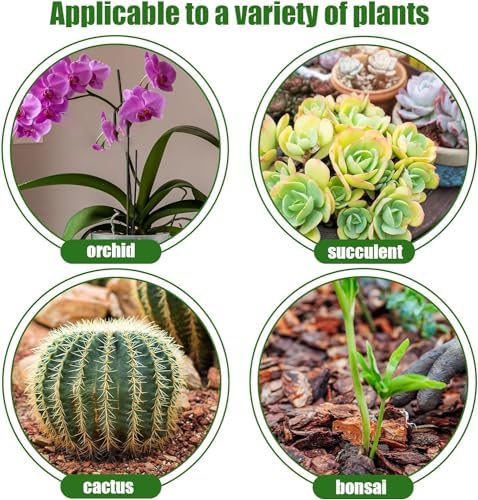 Orchid Bark 2qt, Natural Pine Bark Mulch for Plants, Great for Orchids, Succulents, Cactus, Bonsai, Ideal for Houseplant Mulch - Image 6