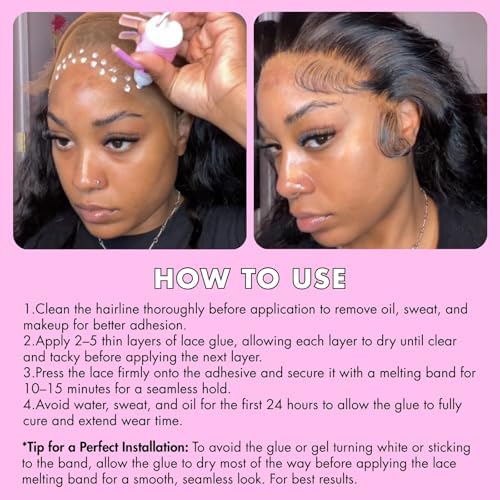 Dolahair Lace Tint Spray Mousse for Lace Front Wigs - Melting Foam, Hair Mousse, Wig Glue, and Installation Kit - Image 5