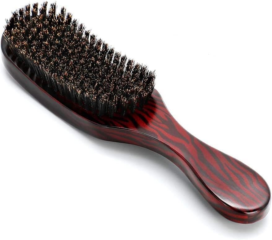 Joyzan Boar Bristle Hair Brush, Medium Firmness Natural Wave Bristles Comb by Joyzan