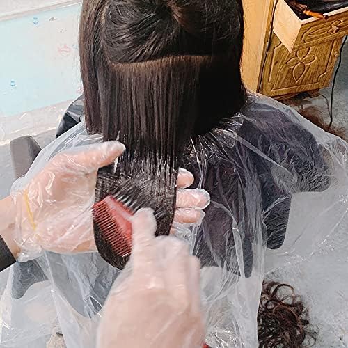 Hedume 120pcs Disposable Capes Hair Salon, 63 x 51 In Hair Cutting Cape, Disposable Barber Cape, Waterproof Shampoo Capes - Image 5