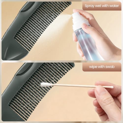 Dandruff Comb Removal 2PC Hollow Fine Tooth Scalp Detox Hair Care Tool (Green 1PC) - Image 4