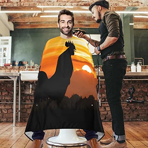 Barber Capes Polyester Hair Cutting Salon Cape with Snaps Beard Bib Hairdresser Gown Stylist Cape For Men Women - Image 2