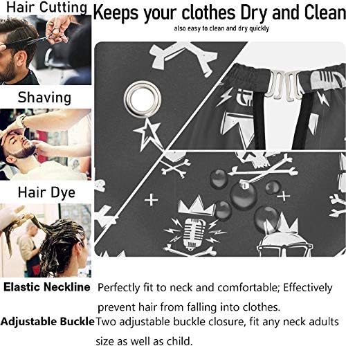 visesunny Professional Barber Cape Polyester Hair Cutting Salon Cape Apron Anti-Static Beard Bib Grooming Apron - Image 5