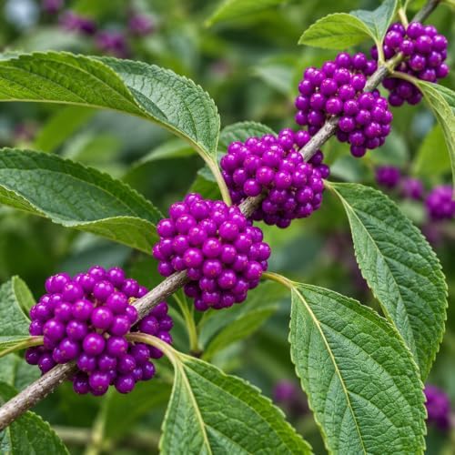 American Beautyberry Shrub/Bush - 12-14" Tall Live Plant - Gallon Pot by Unknown