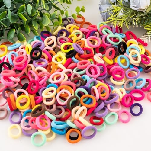 400 Pcs Toddler Hair Ties, Small No Damage Elastic Hair Bands - Image 2