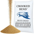 Blue Eagle Kentucky Bluegrass Seed, 25LB Bulk Bag, Uncoated & No Fill, Grow Beautiful & Best Yards, Thicken Lawns & Turf Fields, Growing Dark Green Organic Grass Carpet, Cold Tolerant by CrookedBend